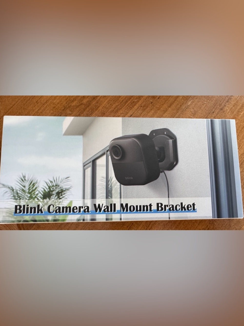 NWT Blink Camera wall mount brackets in box 3 pack No Drill  - Black